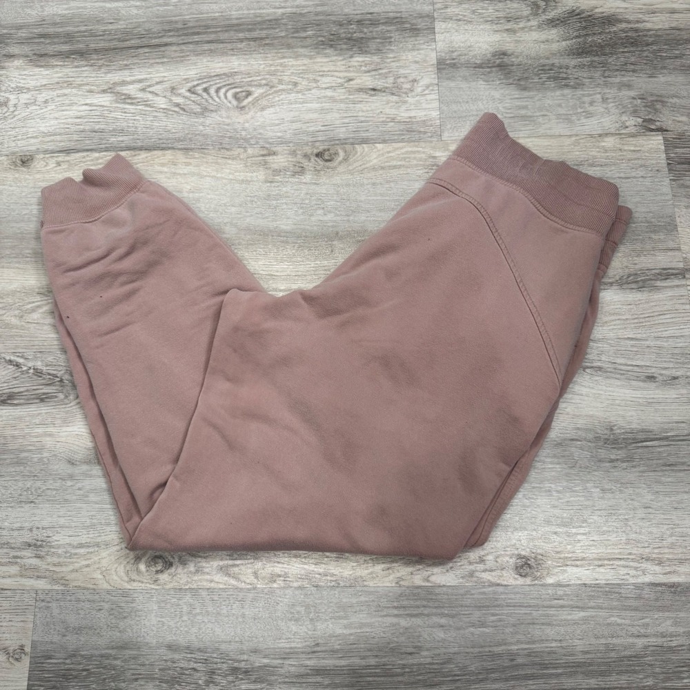 Athleta Coaster Luxe Jogger Pants Mauve Pink Women's Medium High Rise Sweatpants